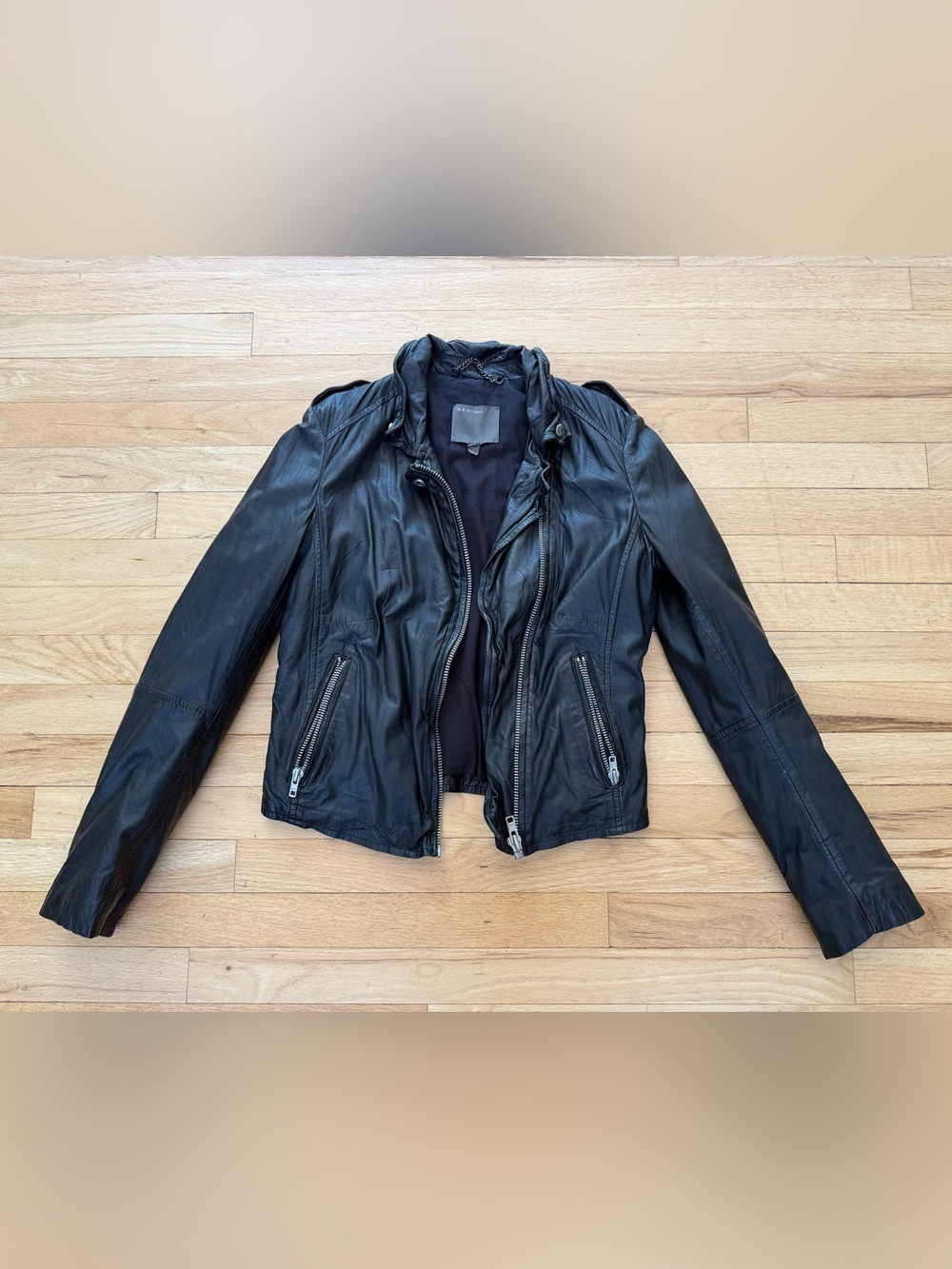 Muubaa Aztec Free People Leather Jacket RARE - Picture 12 of 16